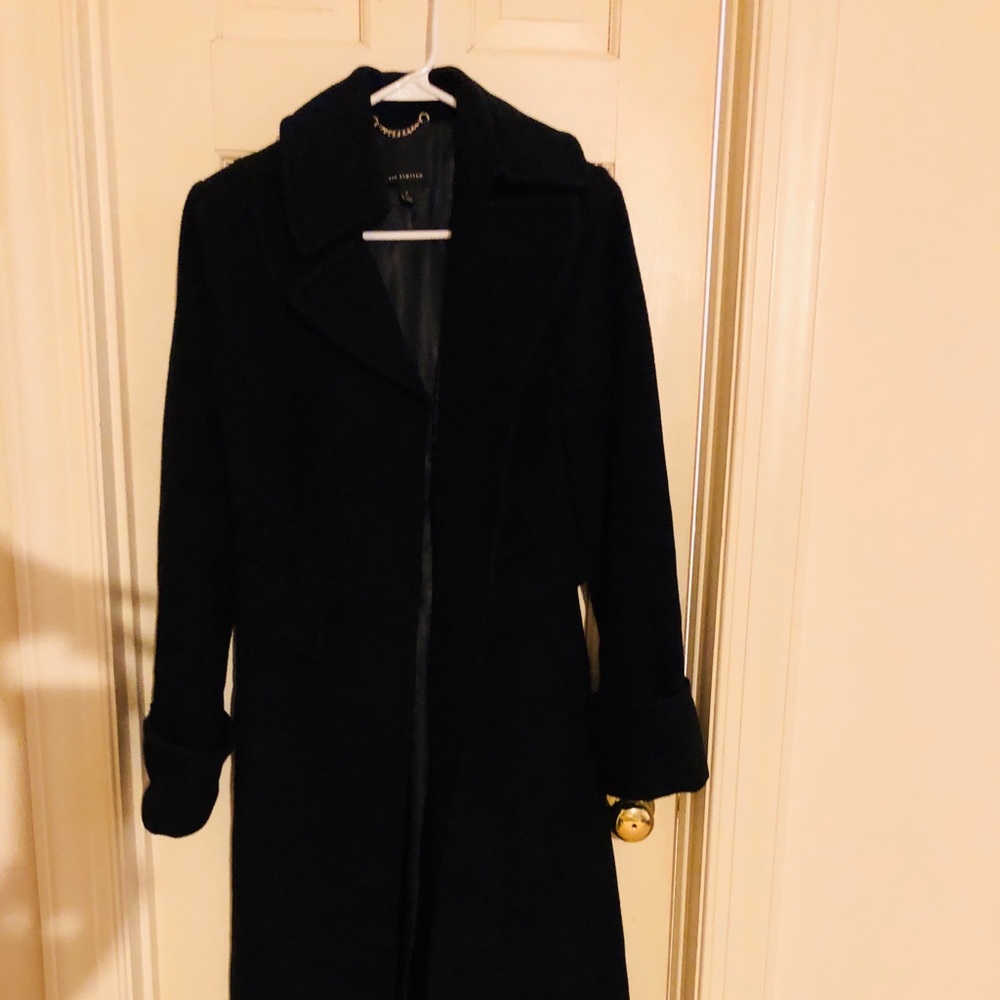 Winter Weather Black Pea Coat Full-Length ❄️